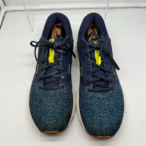 Brooks Shoes Mens 10 Range 2 DNA Navy Blue Running Walking Sneaker - Picture 3 of 9